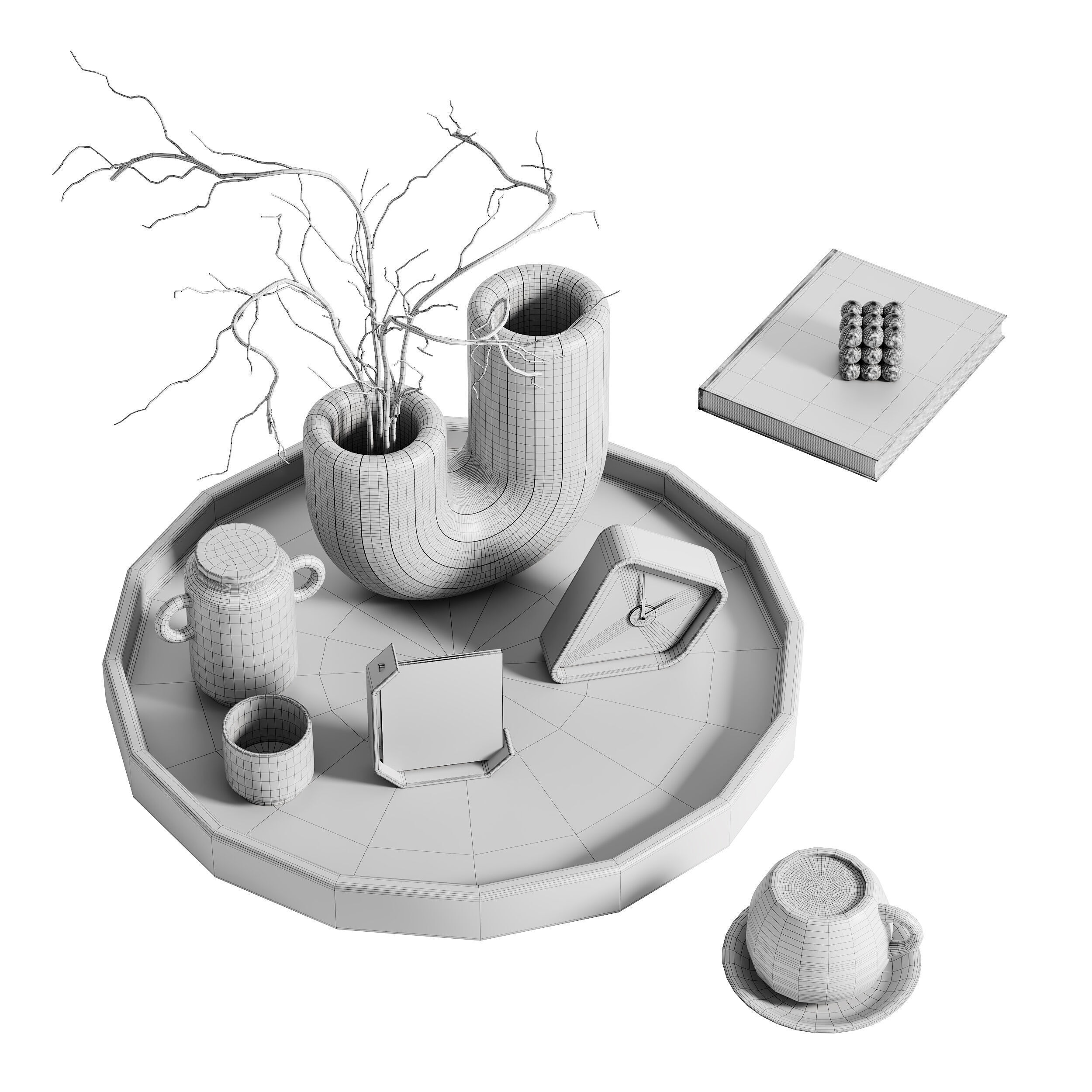 Decorative SET 04 3D model_13