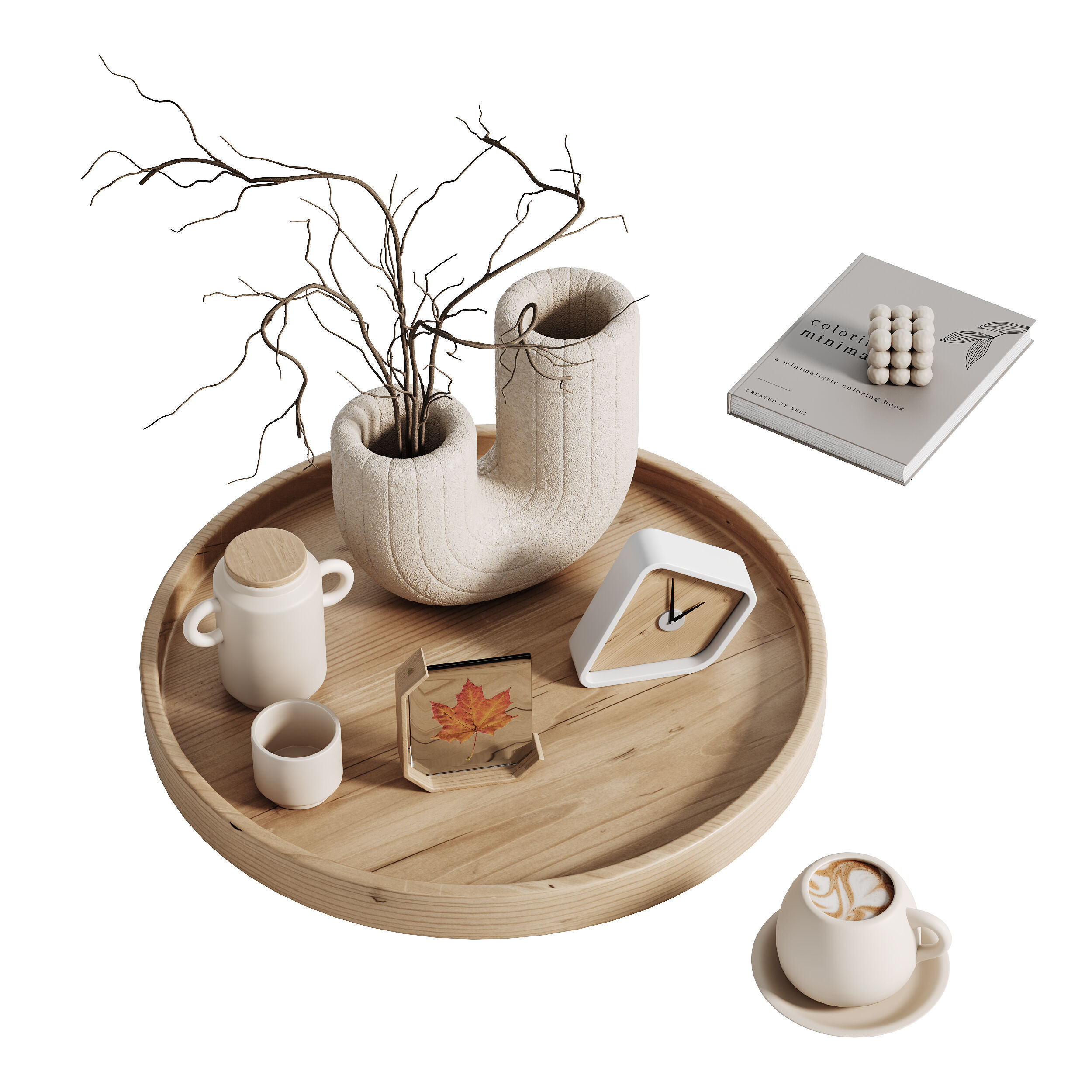 Decorative SET 04 3D model_1