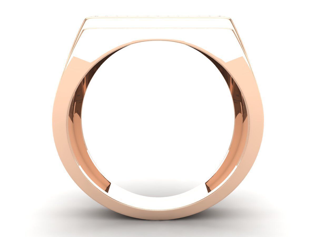 AV 626 Round Diamond Mens Hip-Hop Ring 3D print model_8