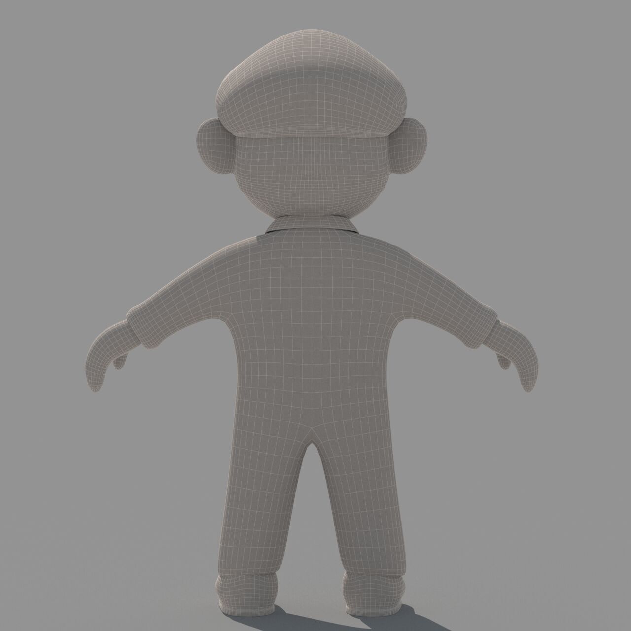 super mario Low-poly 3D model_8