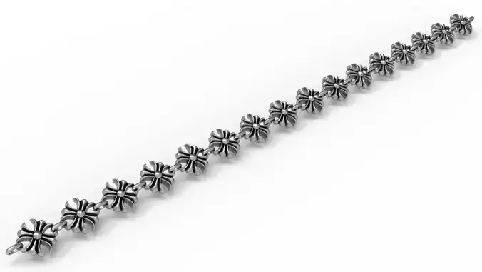 Chrome hearts Bracelet cross 18cm Bracciale Chrome Heart