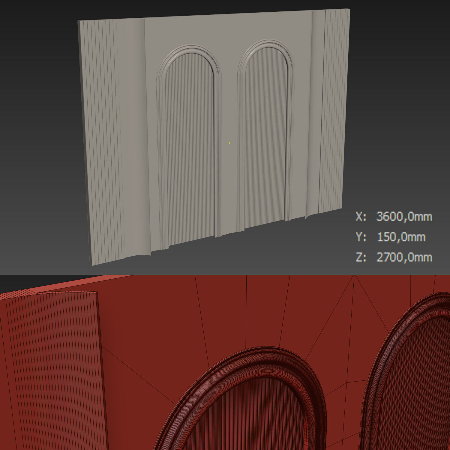 Decorative V31 Wall Panels 3D model_3