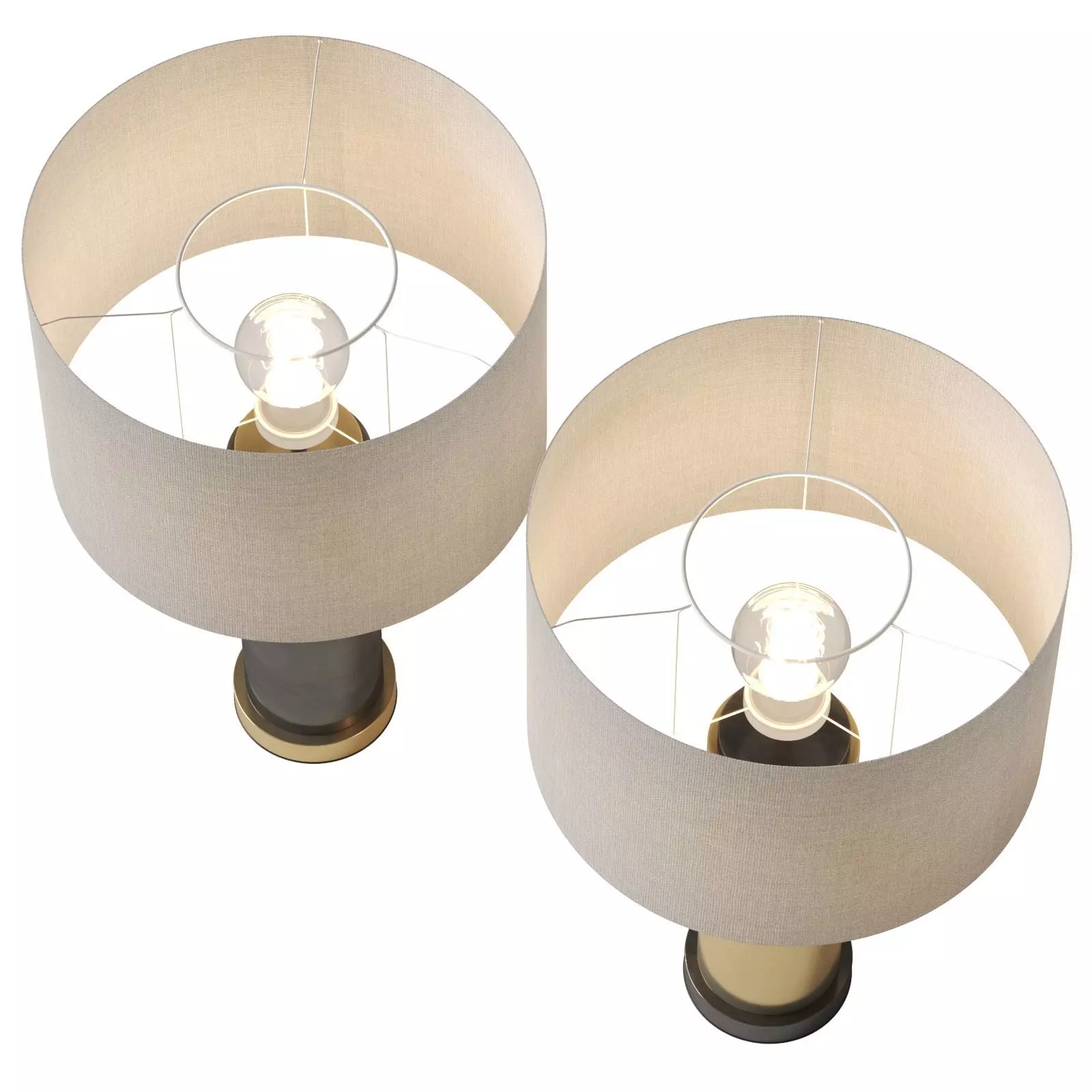 Pillar Metal - West Elm 3D model_0