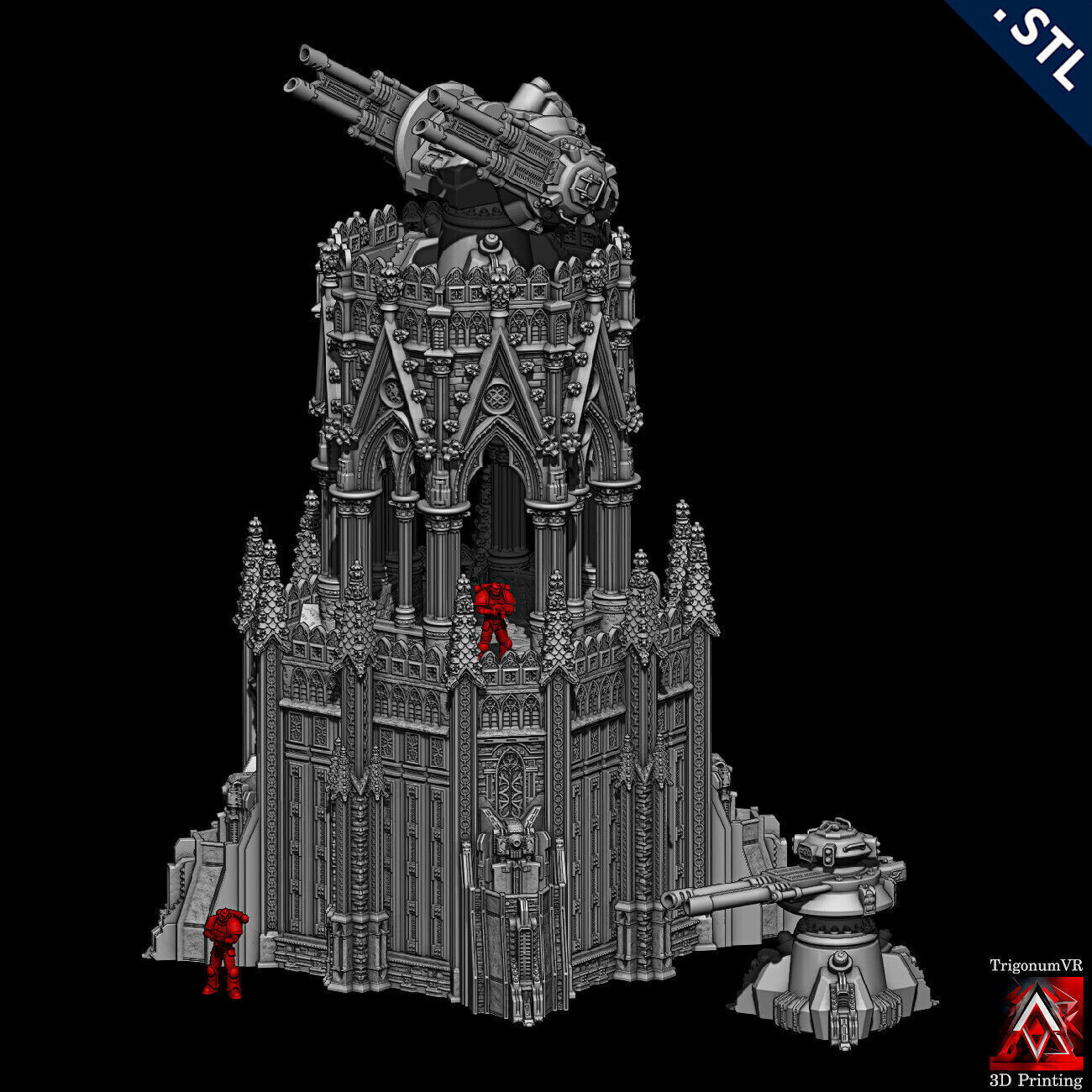 Thunder Gate 3D print model_13