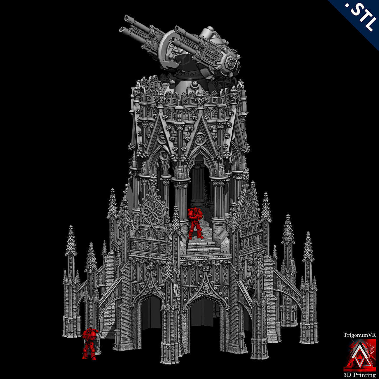 Thunder Gate 3D print model_12