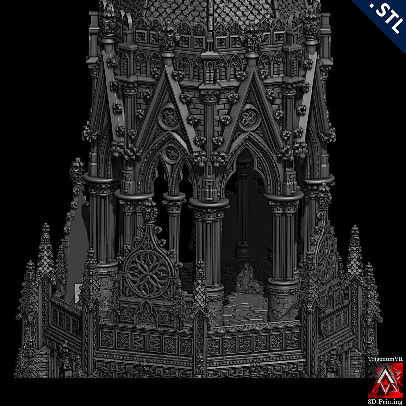 Thunder Gate 3D print model_17