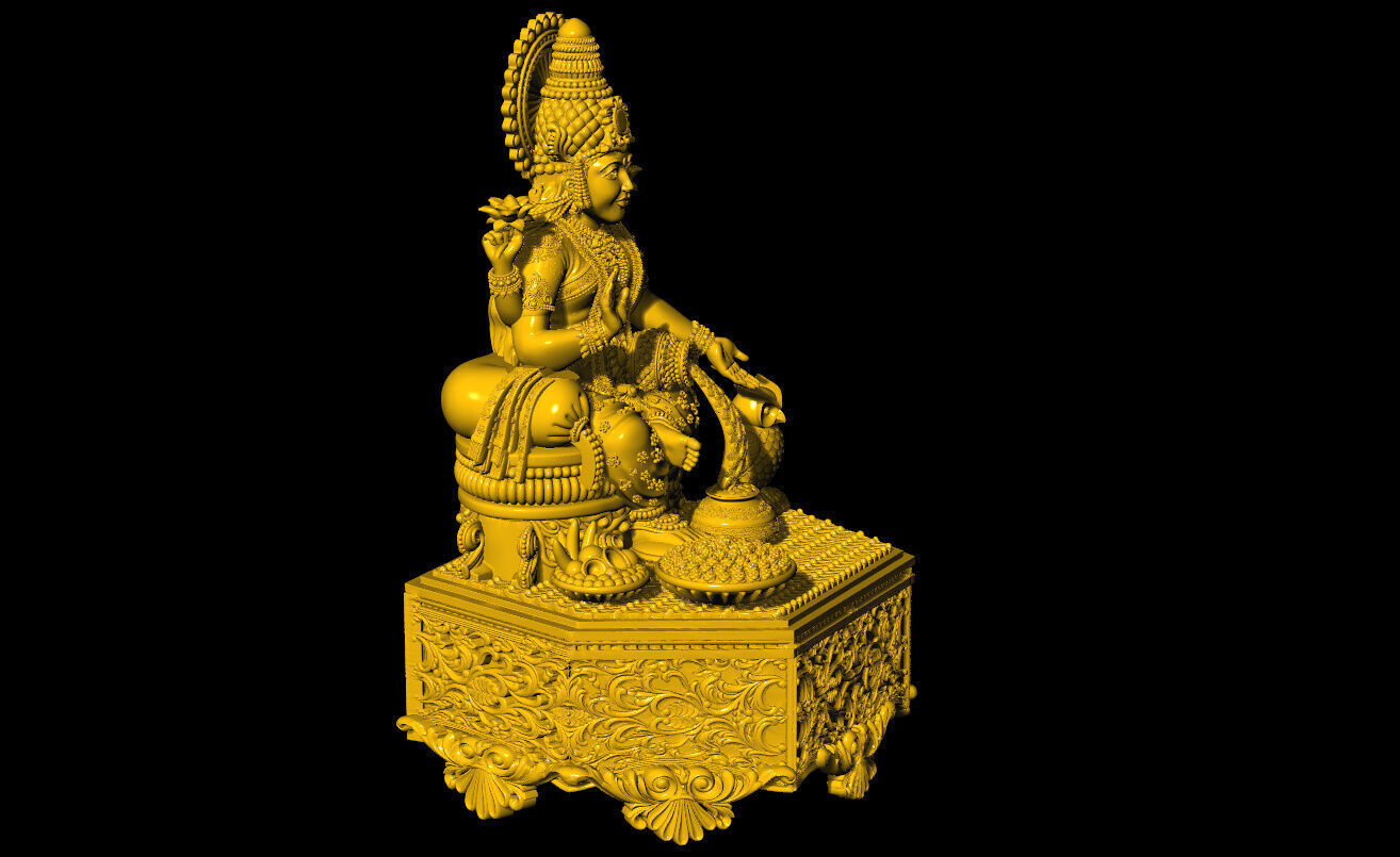 Laxmi 3D new Laxmi 3d 3D print model_3