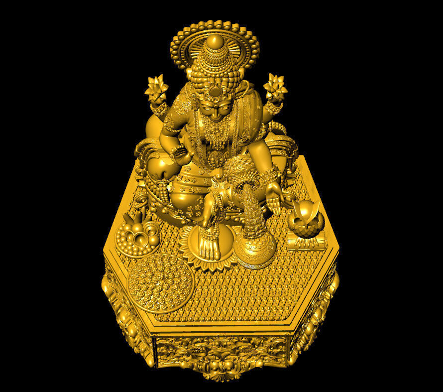Laxmi 3D new Laxmi 3d 3D print model_6