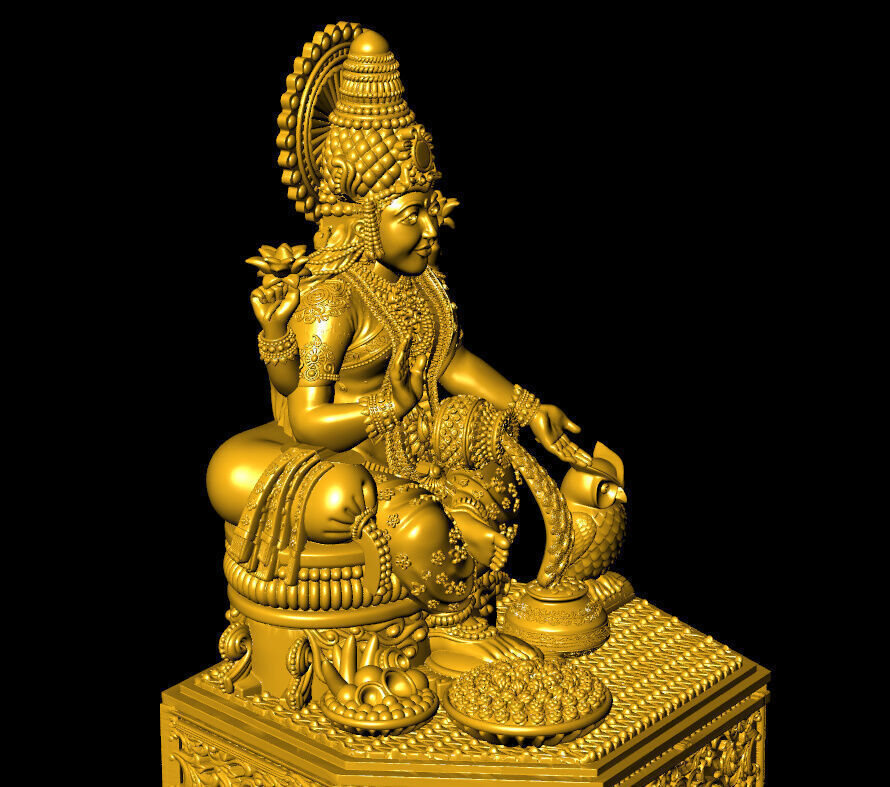 Laxmi 3D new Laxmi 3d 3D print model_4