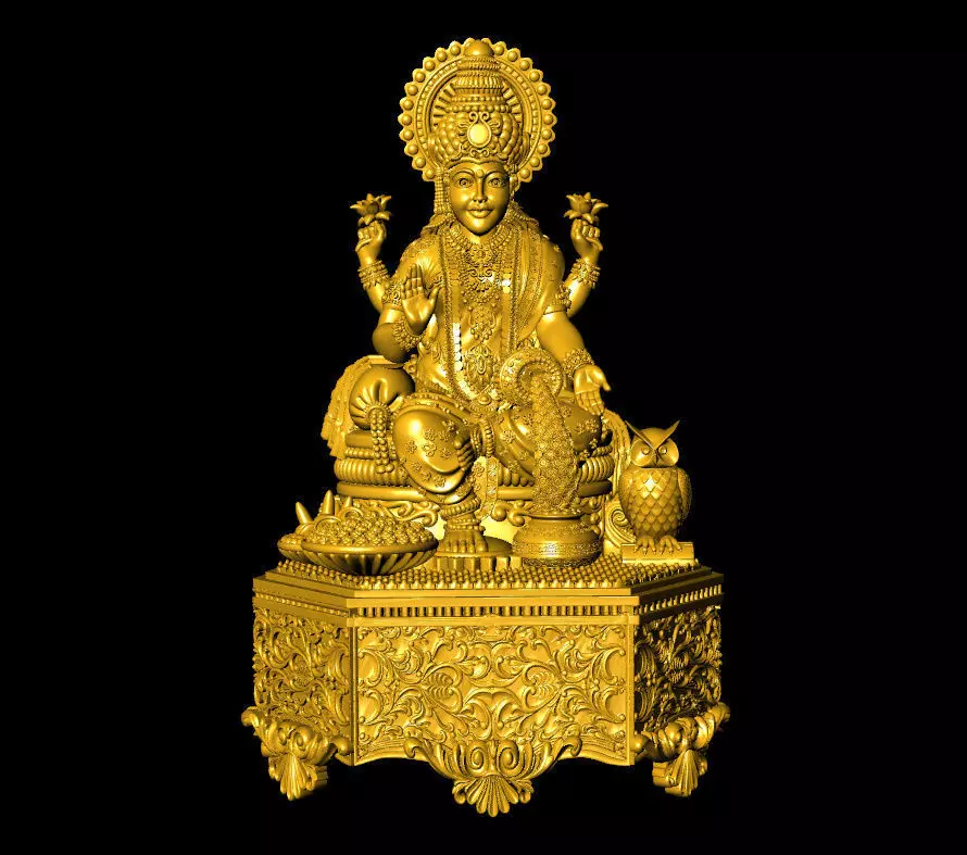 Laxmi 3D new Laxmi 3d 3D print model_0