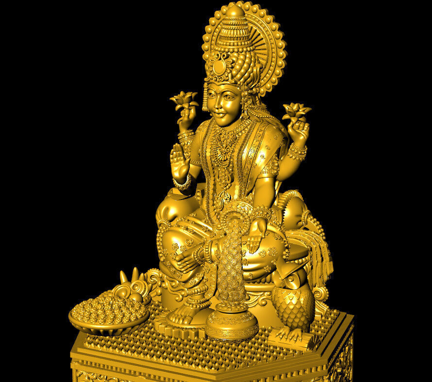 Laxmi 3D new Laxmi 3d 3D print model_1