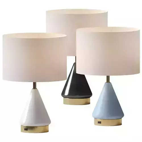 Metalized Glass Table Lamp - West Elm