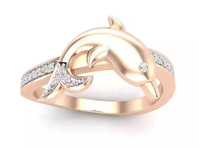 AV 645 Diamond Slender Dolphin Animal Fish