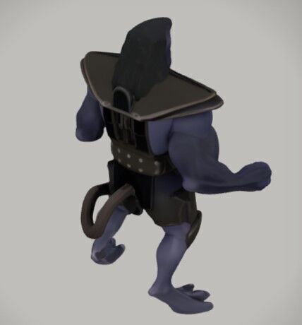 GARGOYLES Goliath - 1995 Gargoyles Stone Warriors 3D Model 3D print model_2