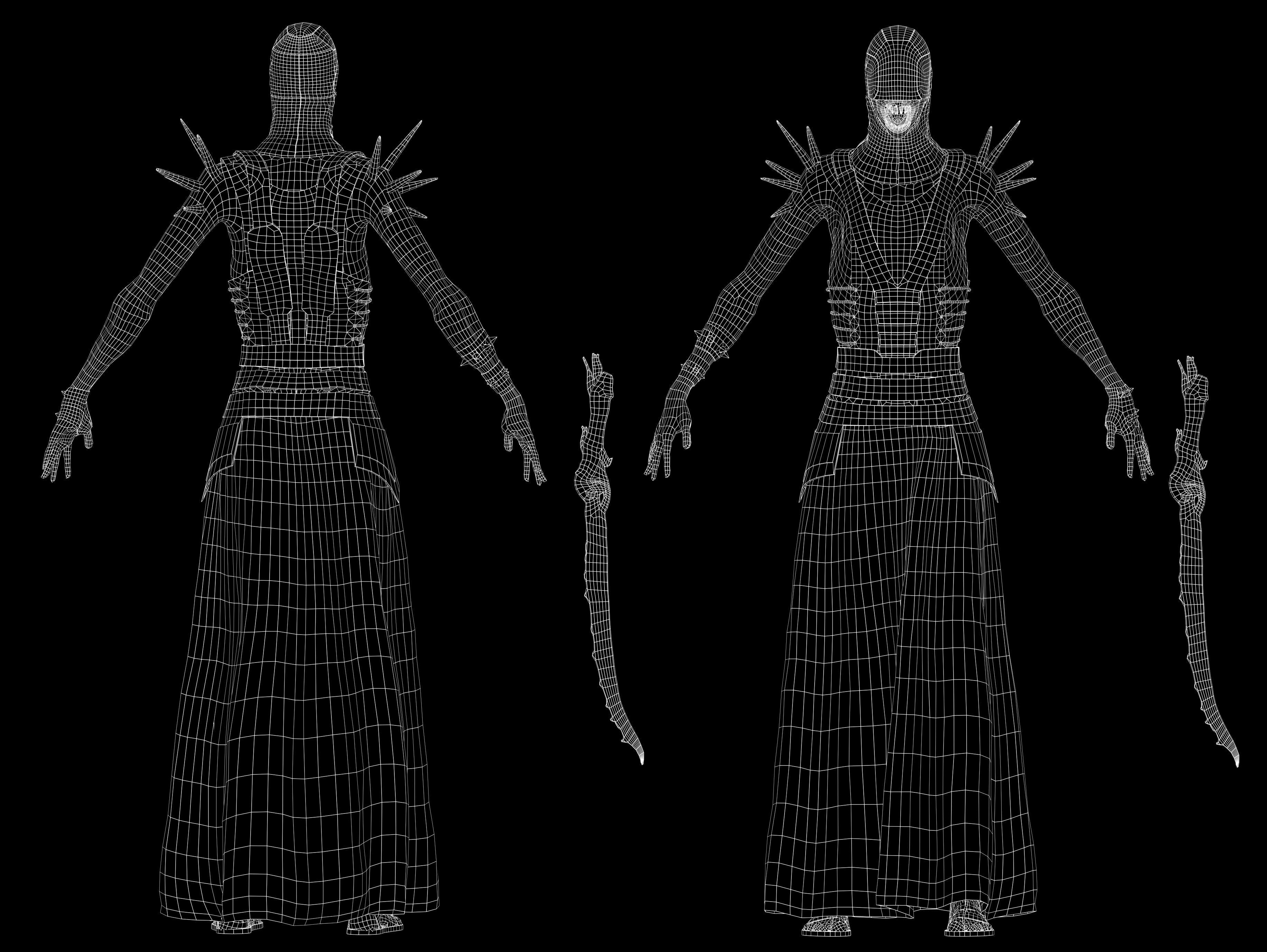 Demon from 30 Coins Low-poly 3D model_11