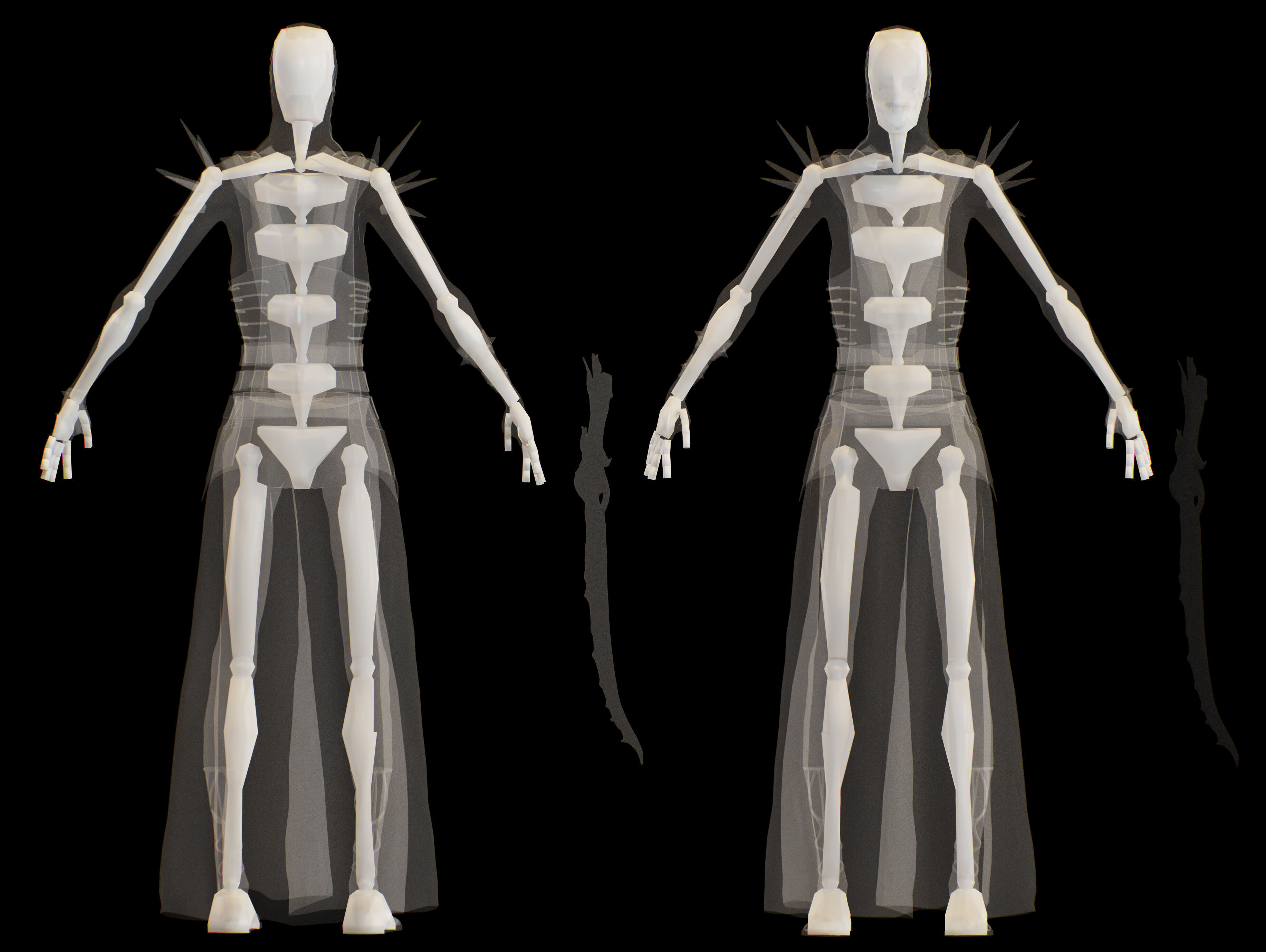 Demon from 30 Coins Low-poly 3D model_10