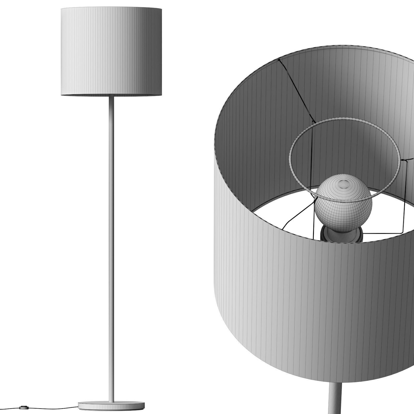 Lindby Everly Floor Lamp 3D model_1