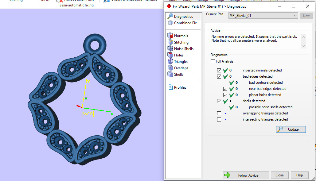 Pendant Stevia 3D model 3D print model_8