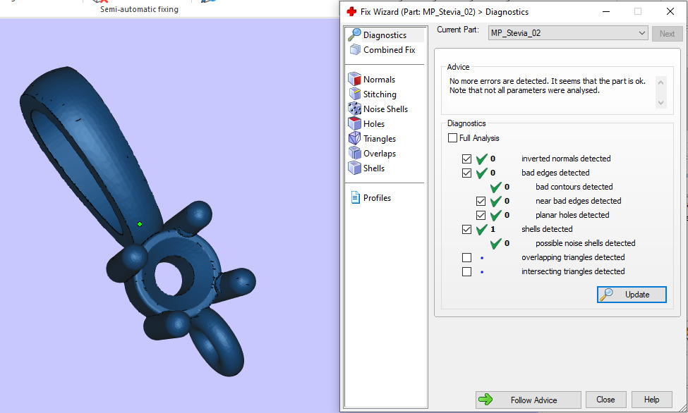 Pendant Stevia 3D model 3D print model_9