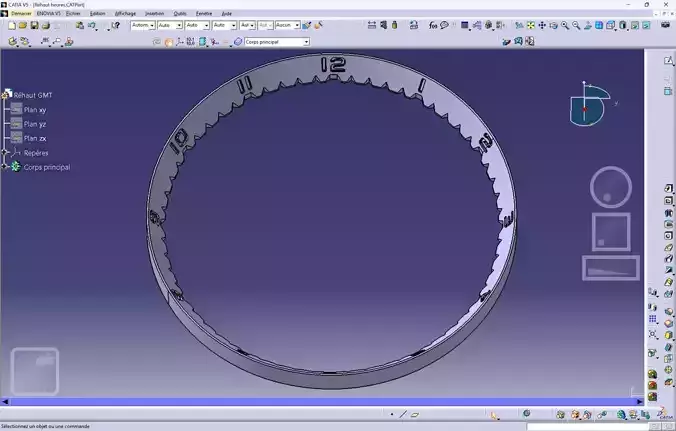 Seiko SKX007 Hours Chapter ring
