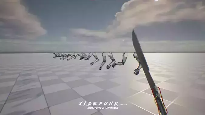 First Person Blade Animations 3D model First Person Blade Animations 3D model