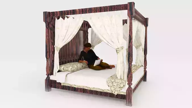 Canopy Bed 4K