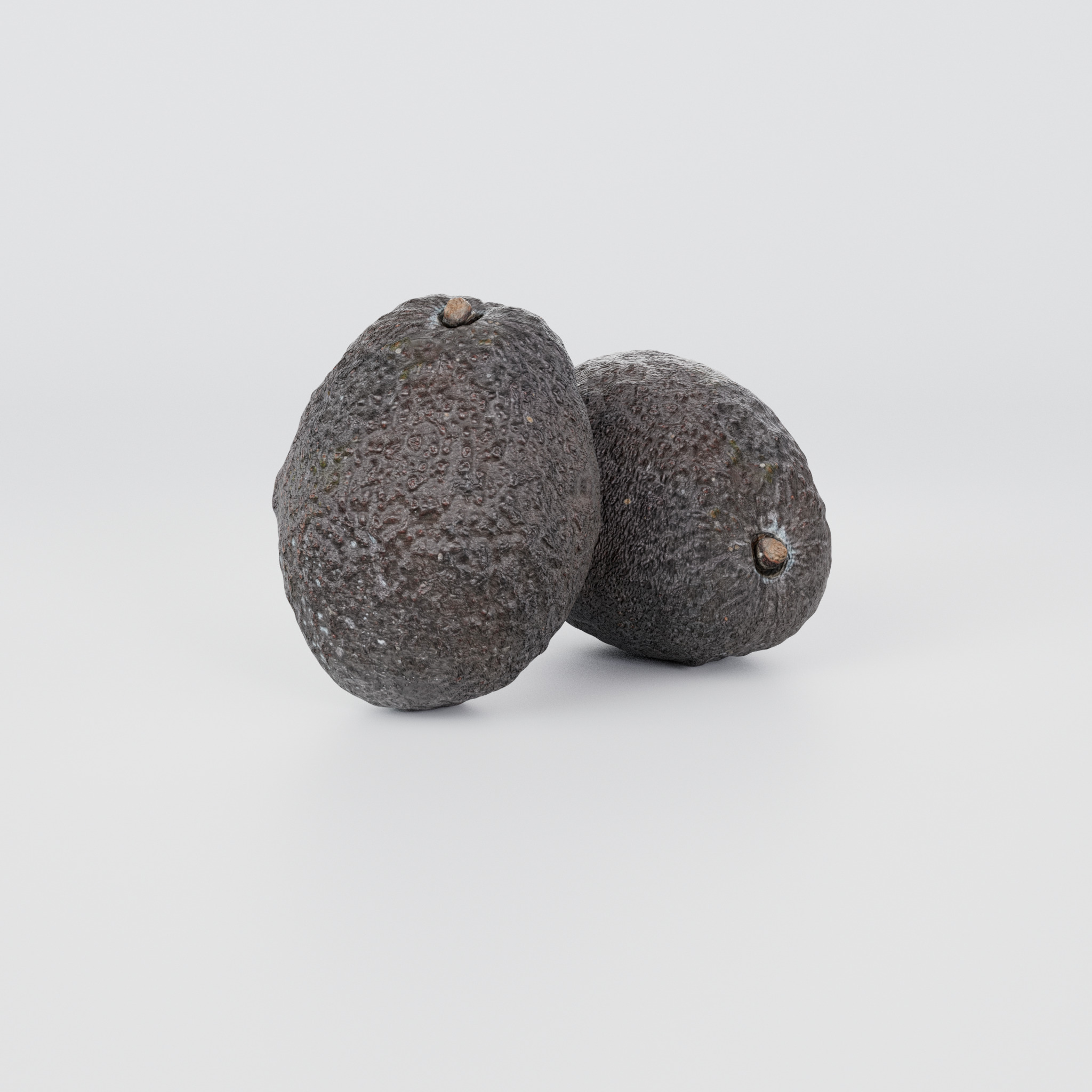 Avocado 3D model Low-poly 3D model_1
