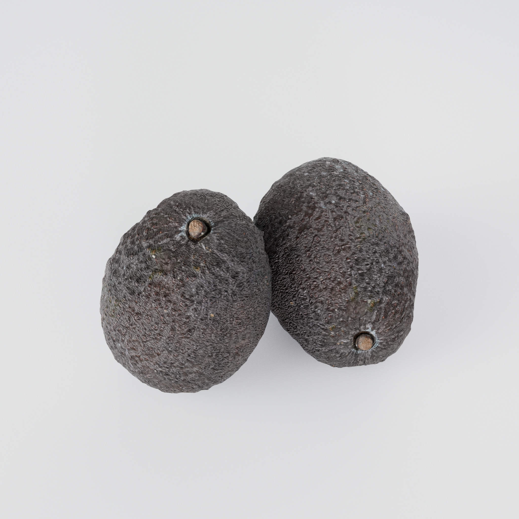 Avocado 3D model Low-poly 3D model_7