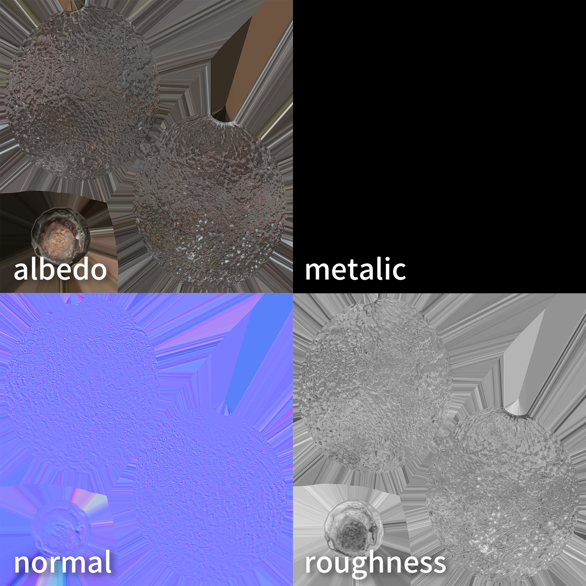 Avocado 3D model Low-poly 3D model_12