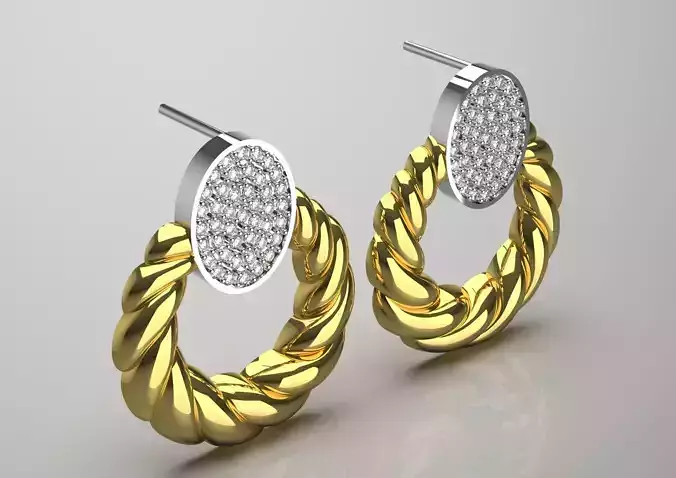 woman jewelry earring je0058