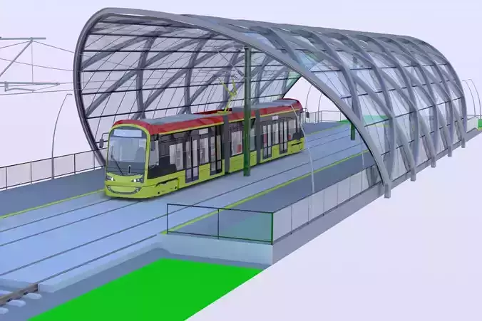 Warsaw tram stop III