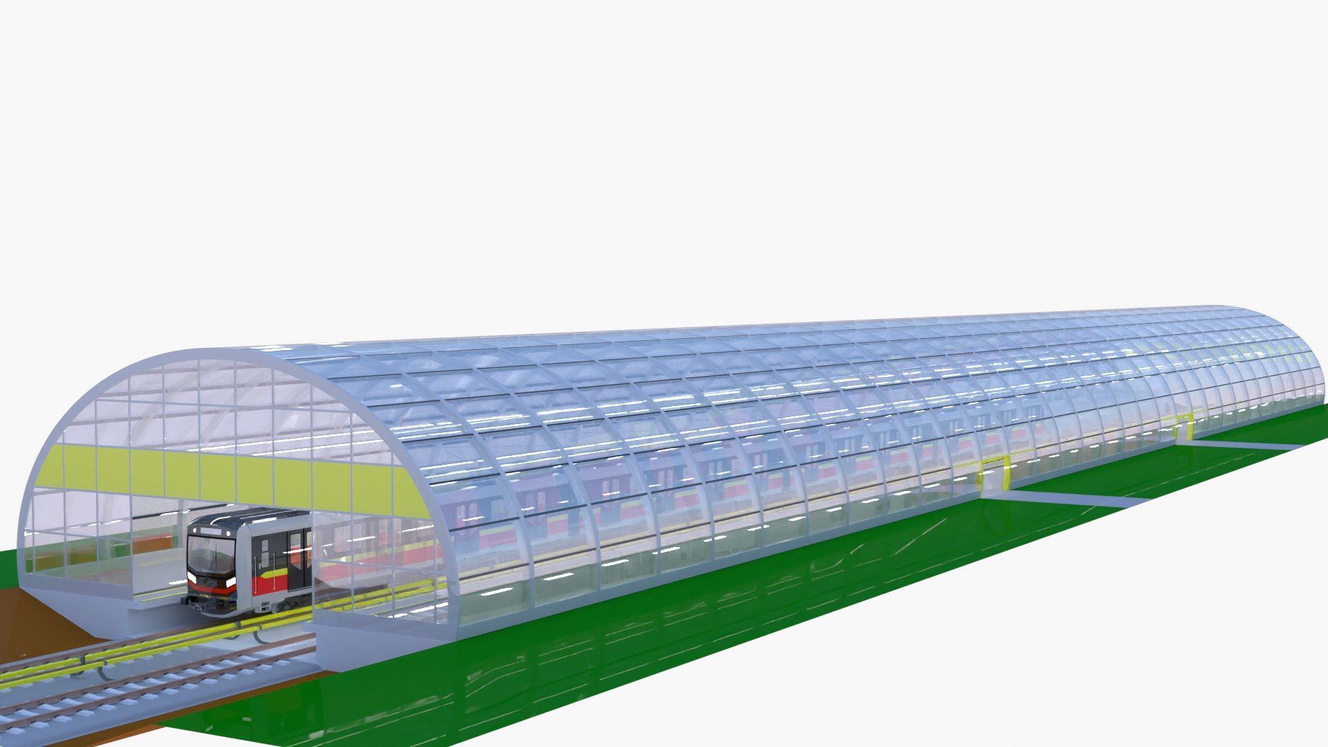 Warsaw metro stations bundle 3D Model Collection_5