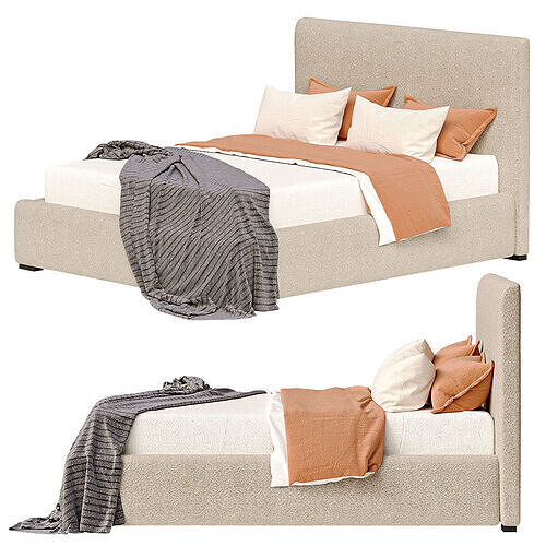 Quincy Bed 3D model