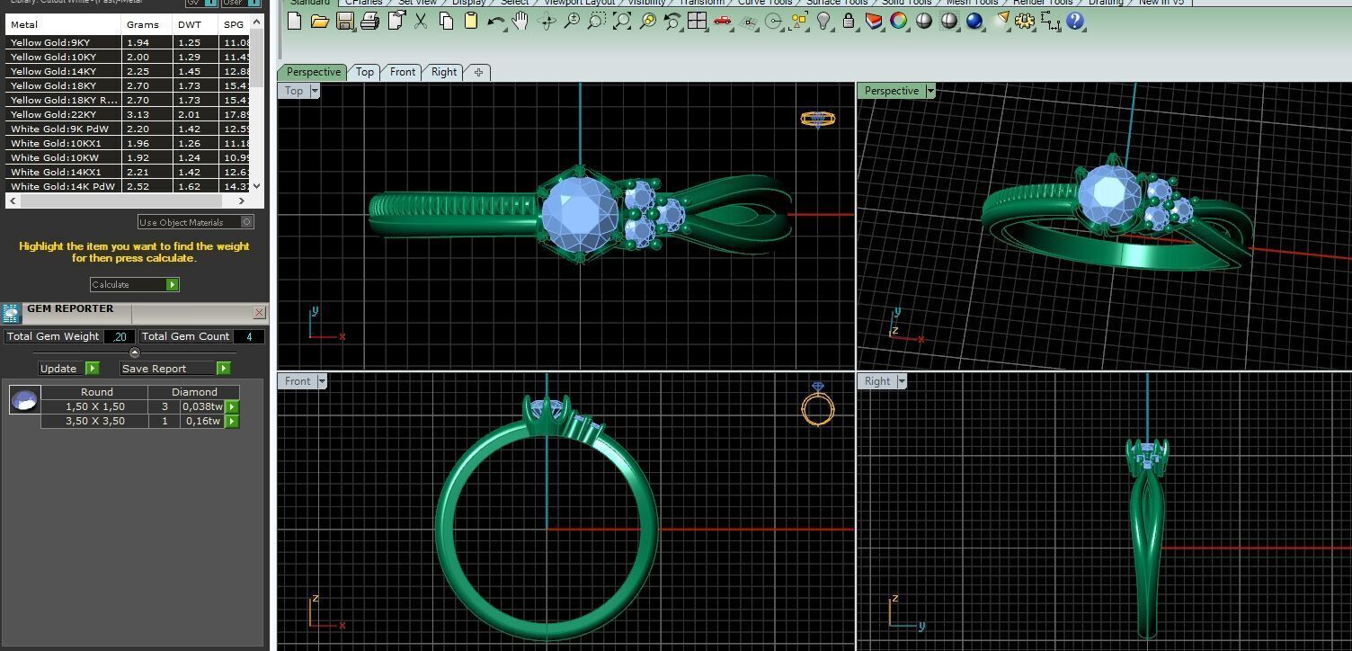 ring 90 3D print model_1