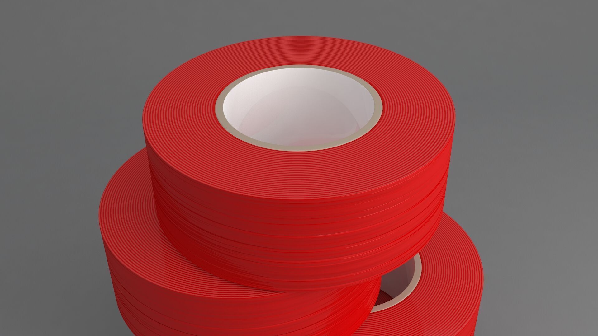 Duct Tape RED 3D model_7