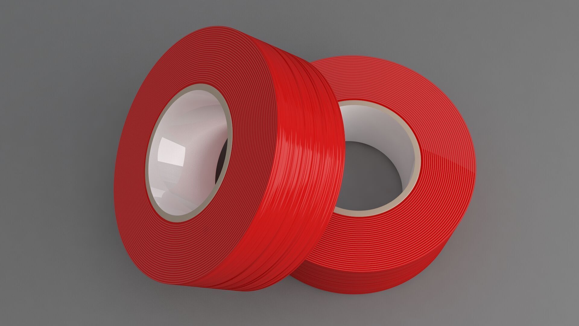 Duct Tape RED 3D model_4
