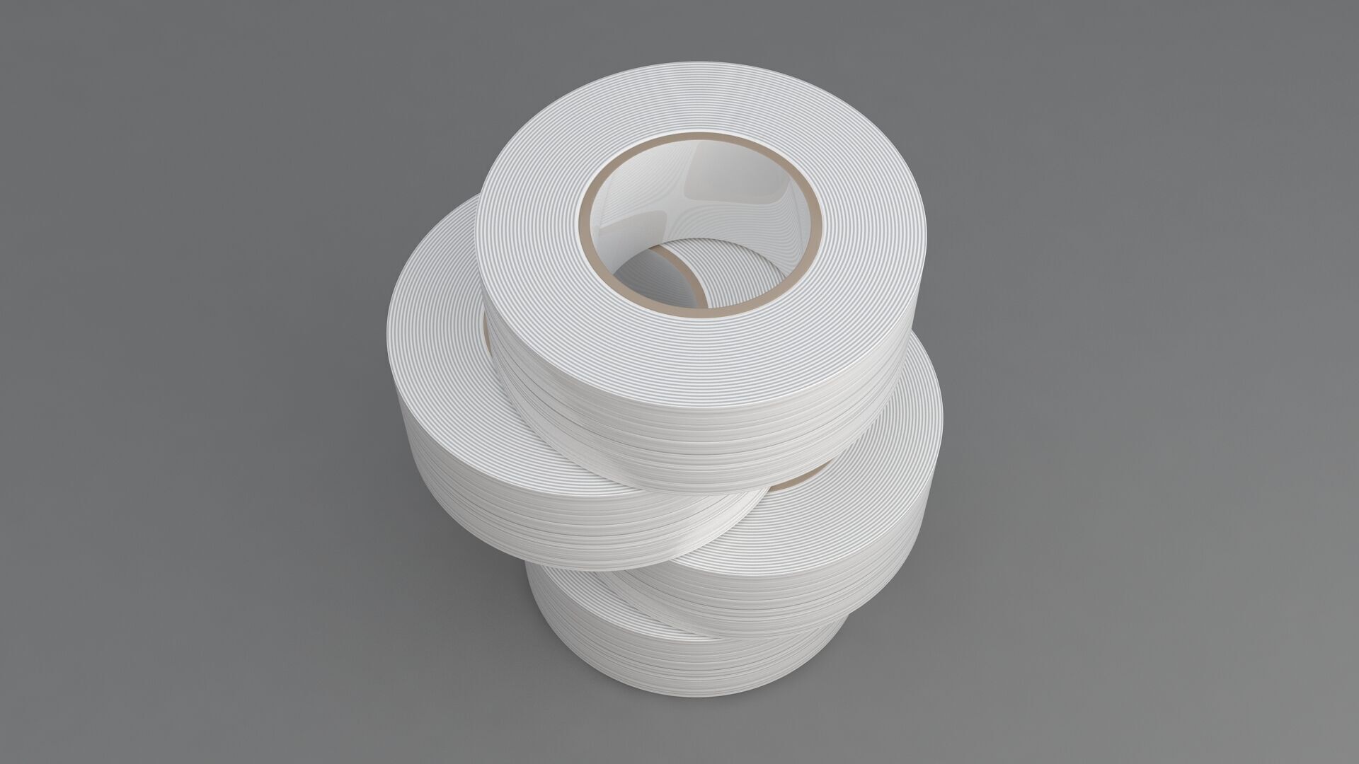 Duct Tape White 3D model_6