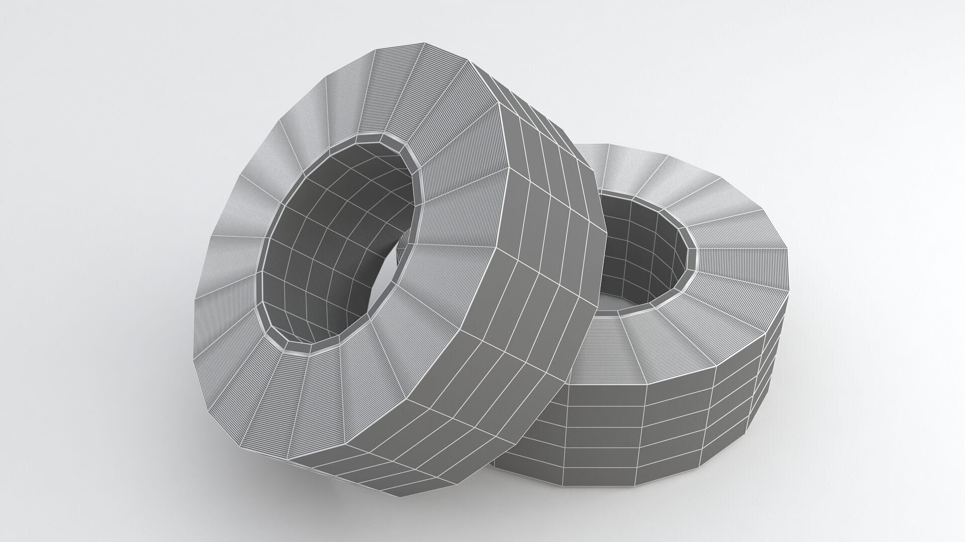 Duct Tape White 3D model_8