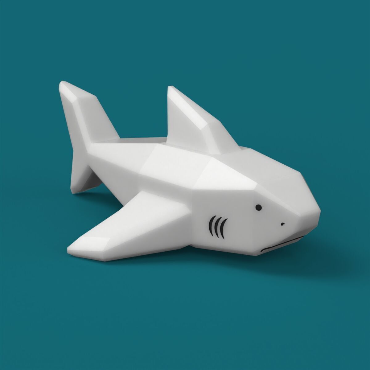 Shark 3D print model_7