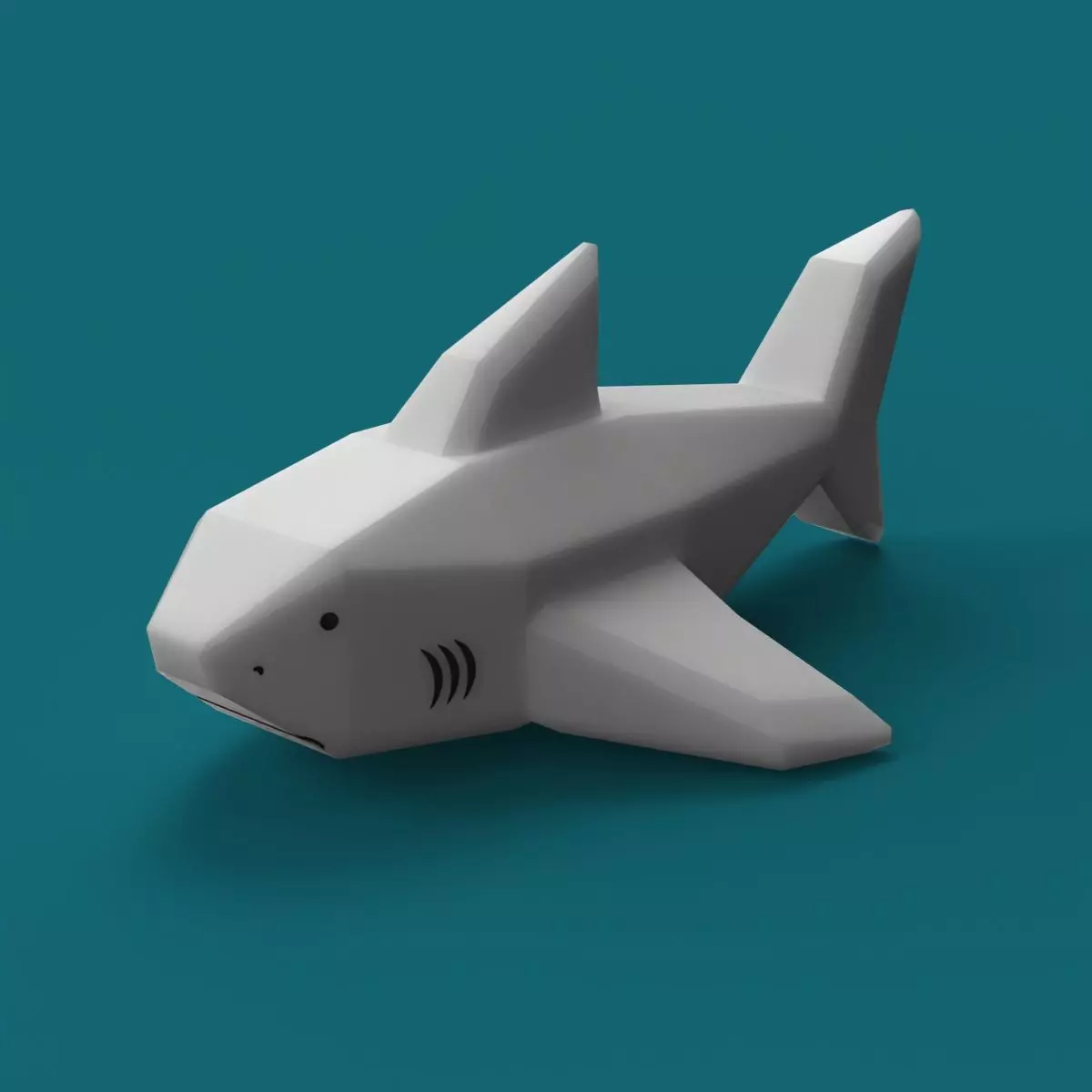 Shark 3D print model_0