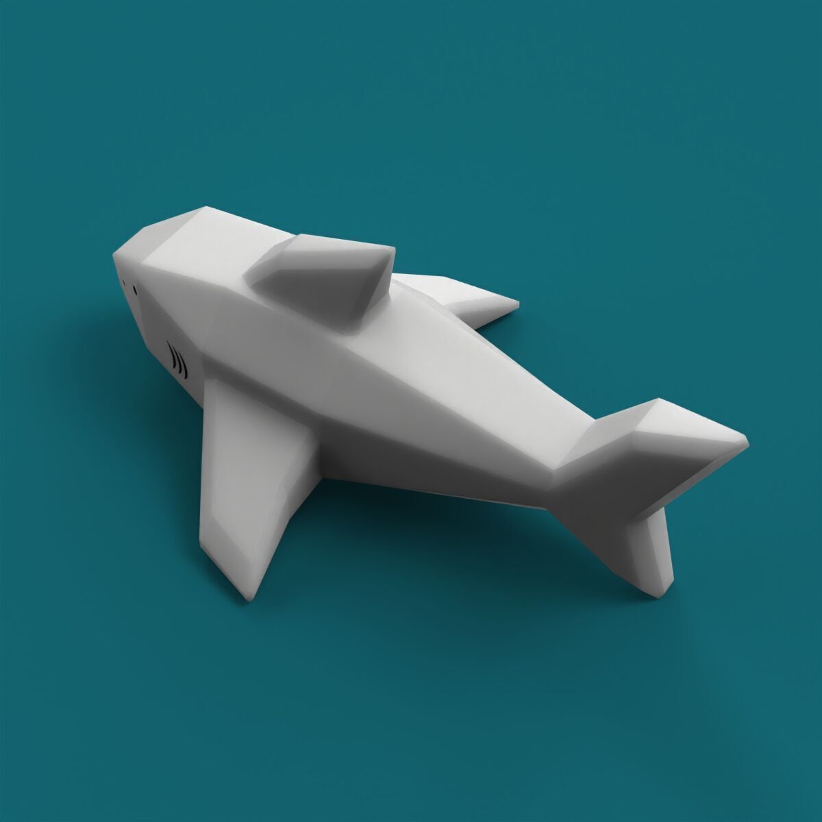 Shark 3D print model_8