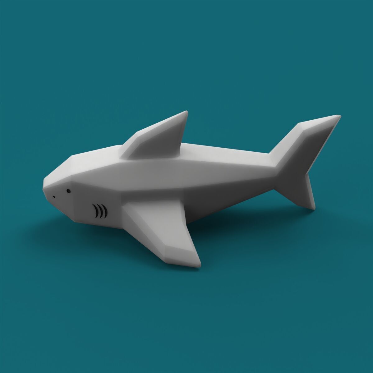 Shark 3D print model_2