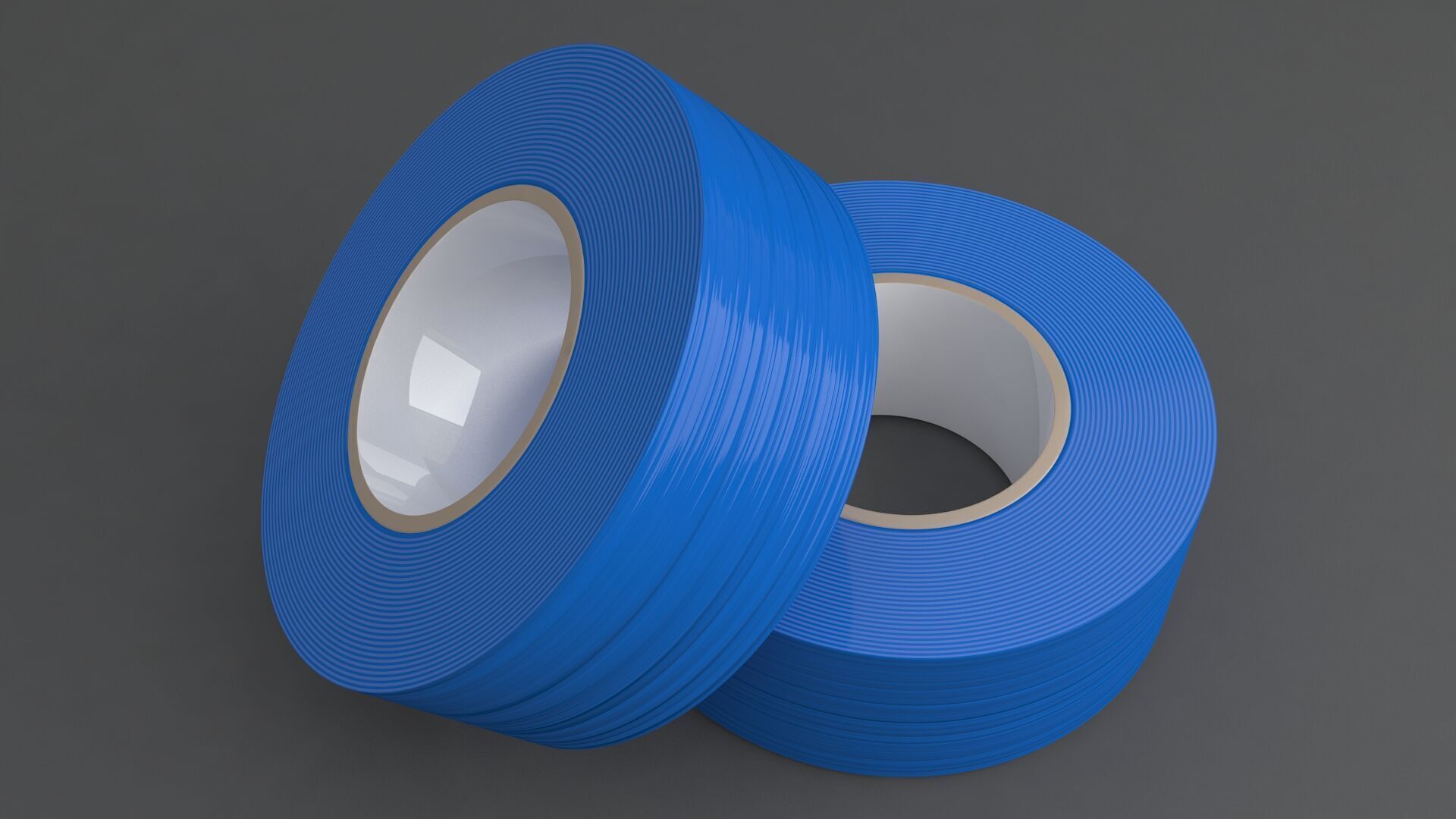 Duct Tape Blue 3D model_1