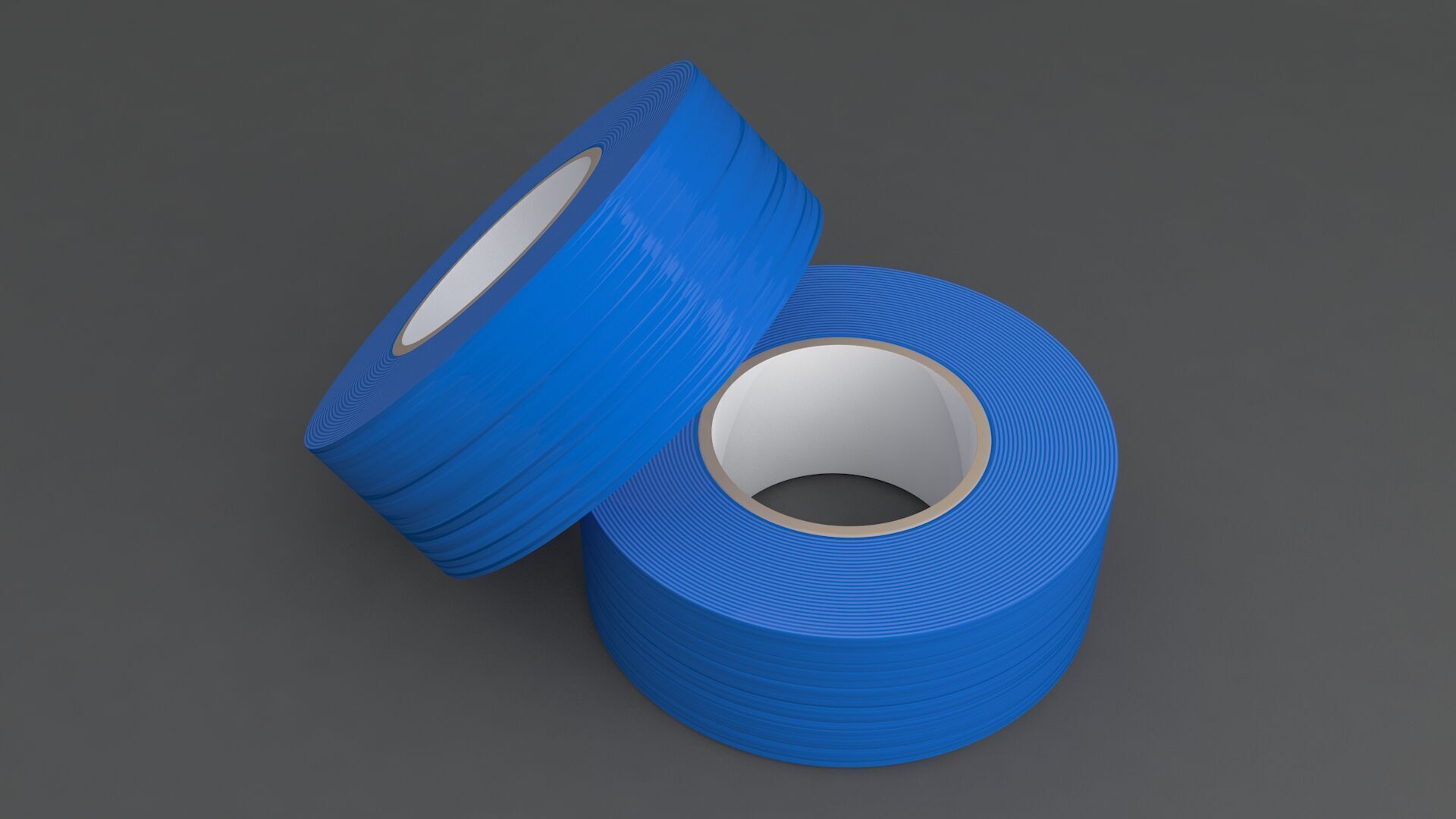 Duct Tape Blue 3D model_2