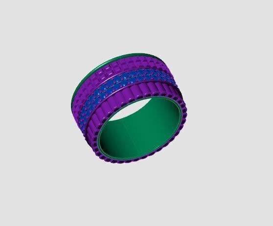 Rings 3D print model_2