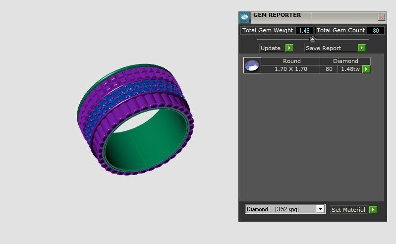 Rings 3D print model_3