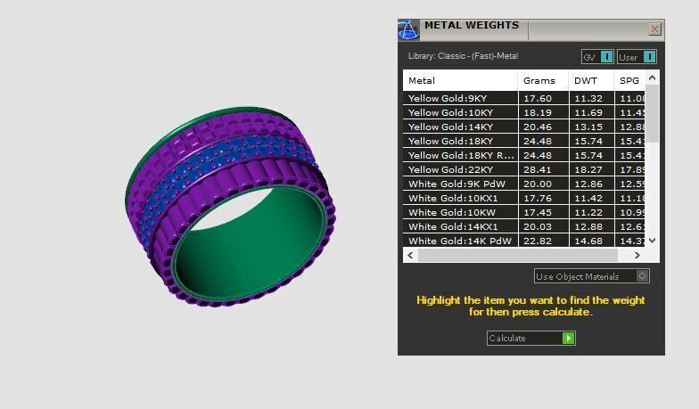 Rings 3D print model_4