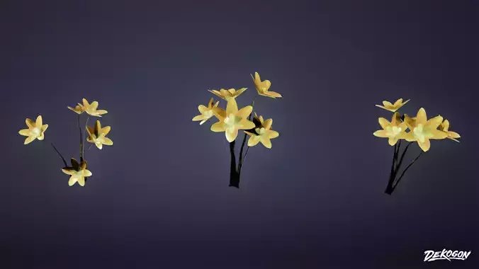 SUBURBS - Plant Set 01 - LOW POLY