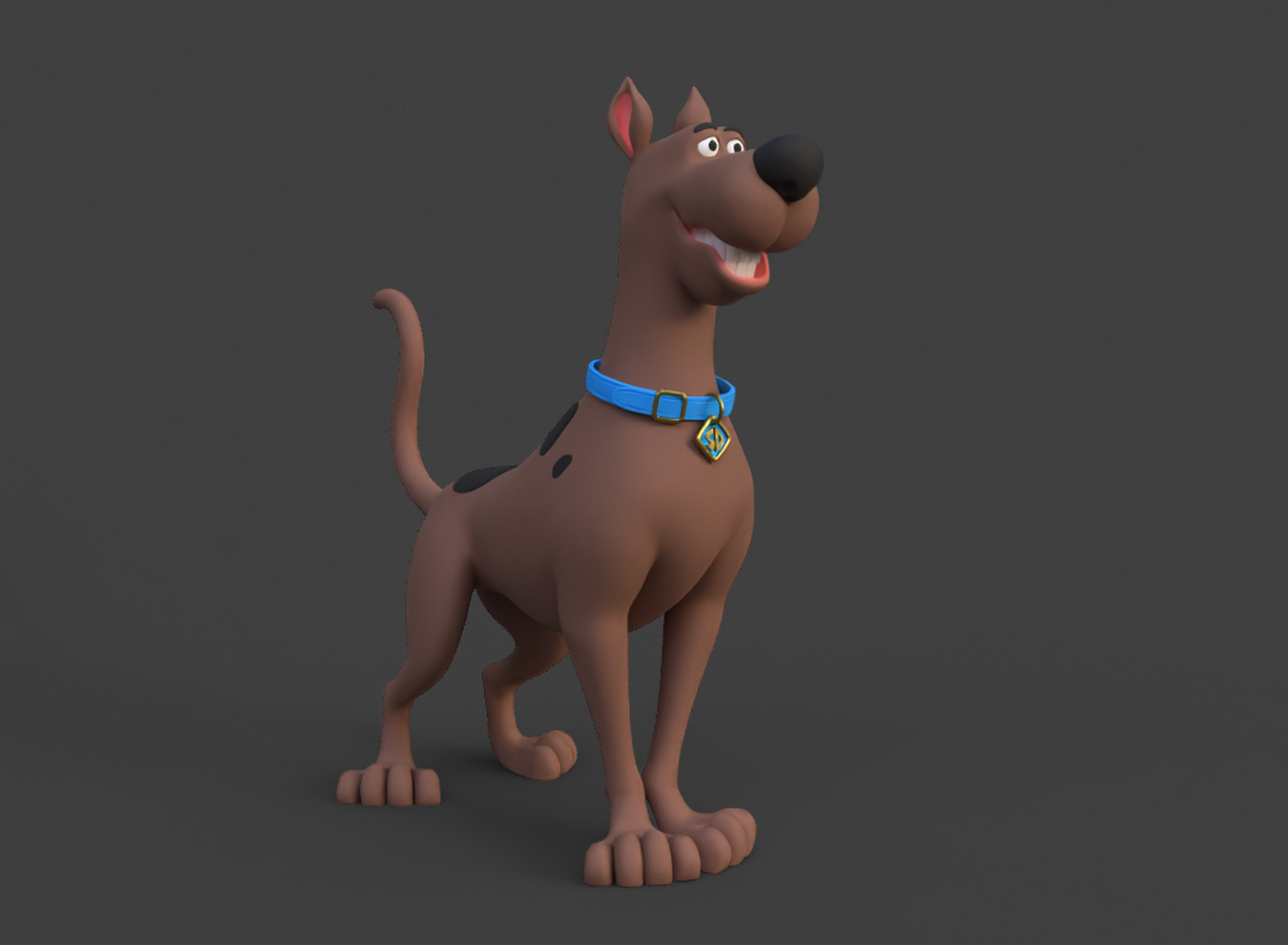 Scooby-Doo Figure 3D print model_11