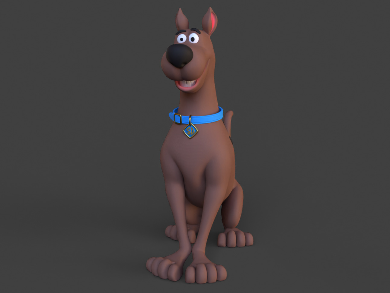 Scooby-Doo Figure 3D print model_1